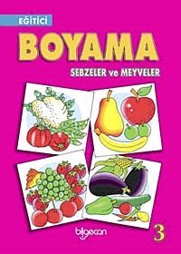 Eğitici Boyama Sebzeler ve Meyveler-3